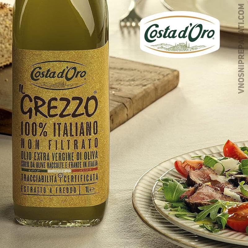 Costa d'Oro il Grezzo non Filtrato extra vergine olive oil 1000 ml