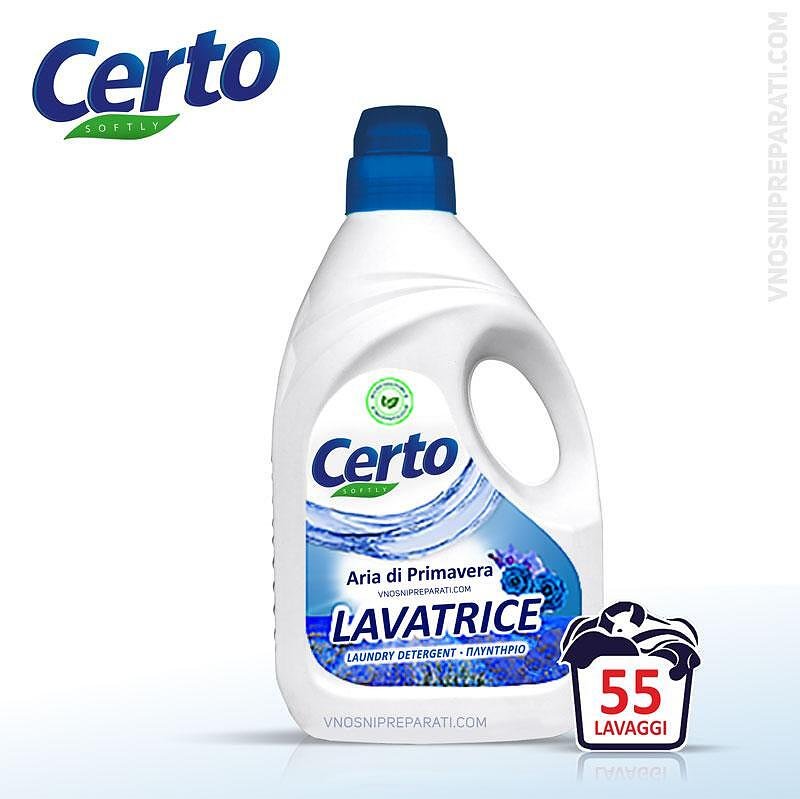 Certo Aria di Primavera течен препарат за пране 55 пр