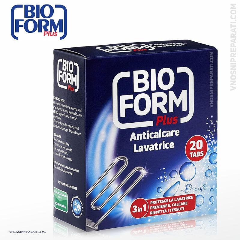 Bioform Plus Anticalcare tabs почистване на пералня 20 бр